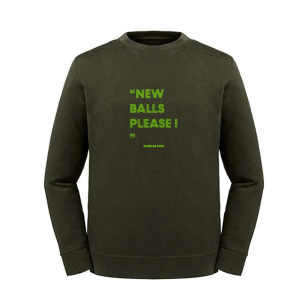 Organic dames tennis sweater - New balls please!